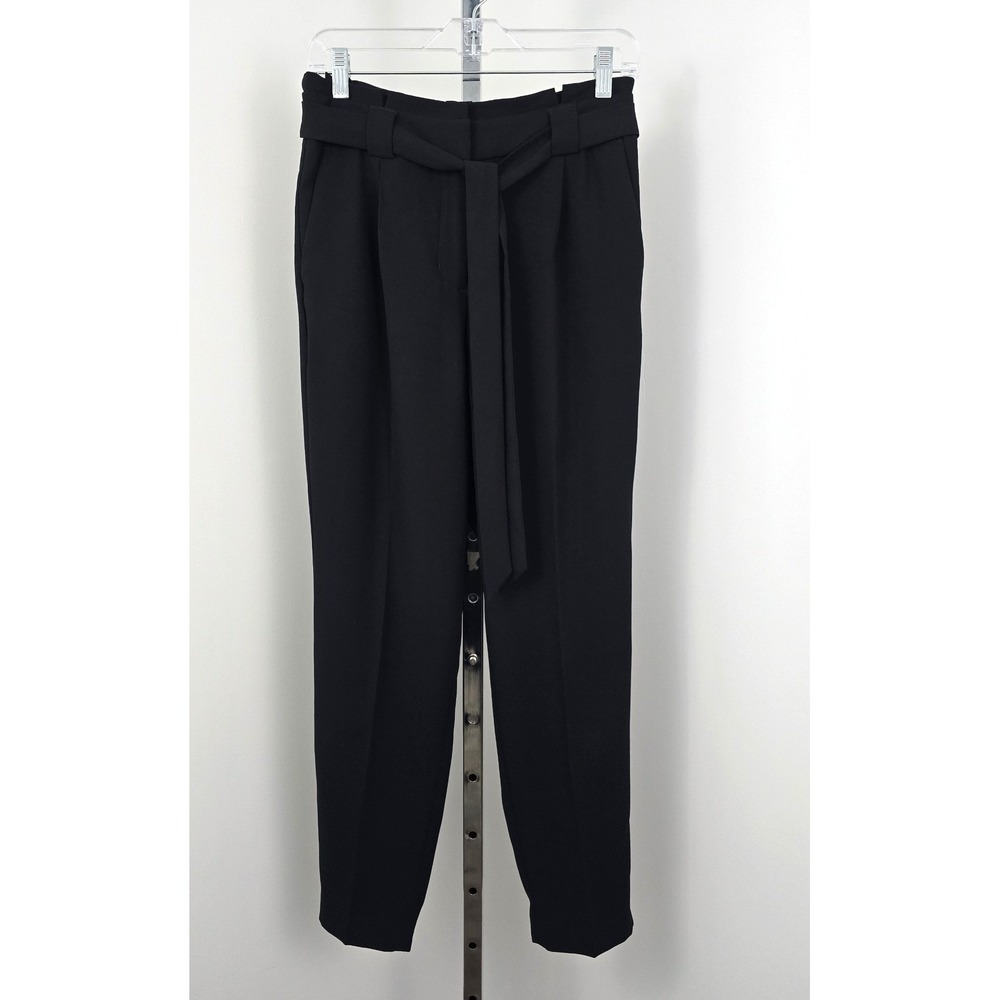 Express Pleated Pocket Belt Tapered Pants‎ Black 4R